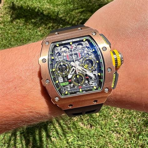 richard mille titanium rose gold